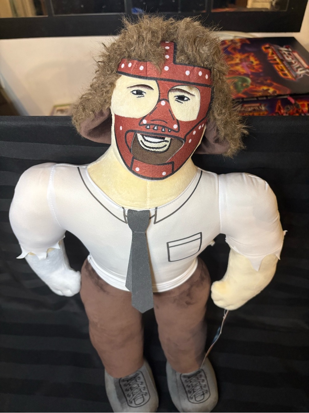 WWE WWF MANKIND CANADA EXCLUSIVE 23" PLUSH NEW W/TAG !